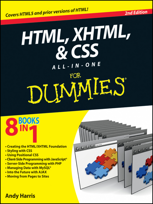 Title details for HTML, XHTML and CSS All-In-One For Dummies by Andy Harris - Available